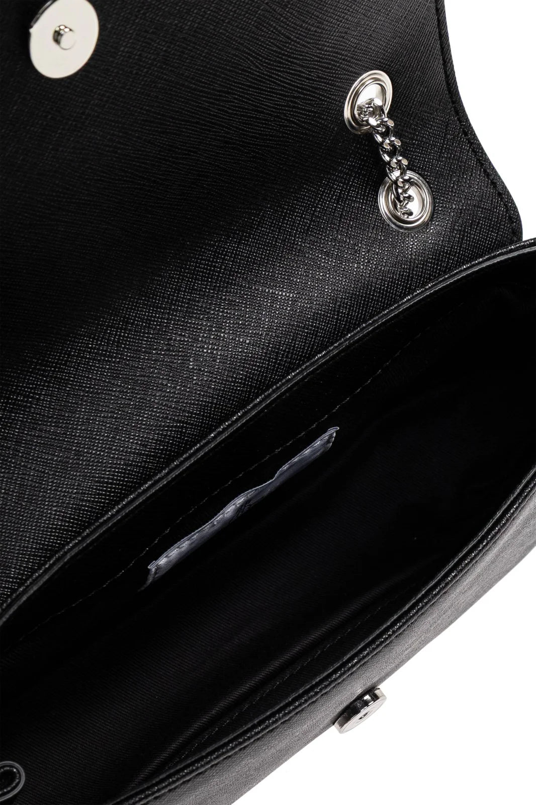 Borsa Chain Crossbody Purse in saffiano nera e argento - YES SHOPBorse crossbodyVIVIENNE WESTWOOD5C01000XW-S0021/N401-Taglia unica3798349676771