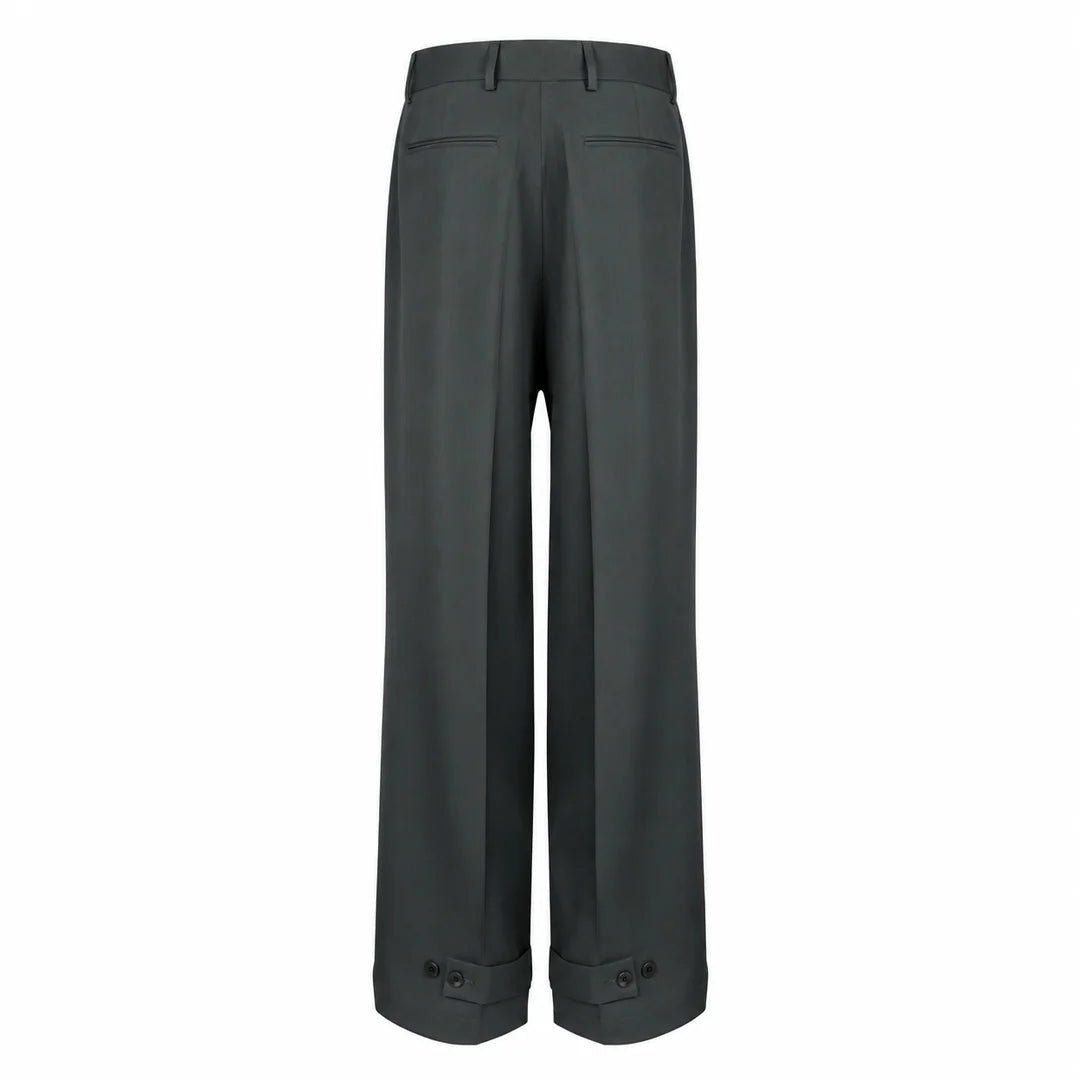 Pantalone Costin verde con bottoni sul fondo - YES SHOPPantaloniCOSTUMEIN26F31 COSTIN NT-IT 423023563710971