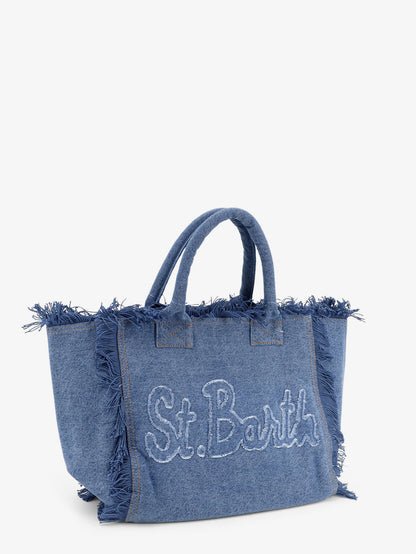 Borsa a spalla Vanity in canvas di cotone con patch logo Saint Barth - YES SHOPBorse a spallaMC2 SAINT BARTHVANI003/08017L-Taglia unica4315556742771