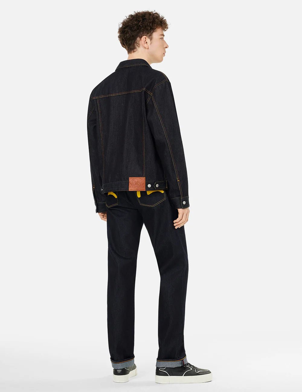 Giacca di jeans con stampa gabbiani color ecru - YES SHOPGiubbottiEVISU2ESHTM5DJ1241-XXS5753748964771