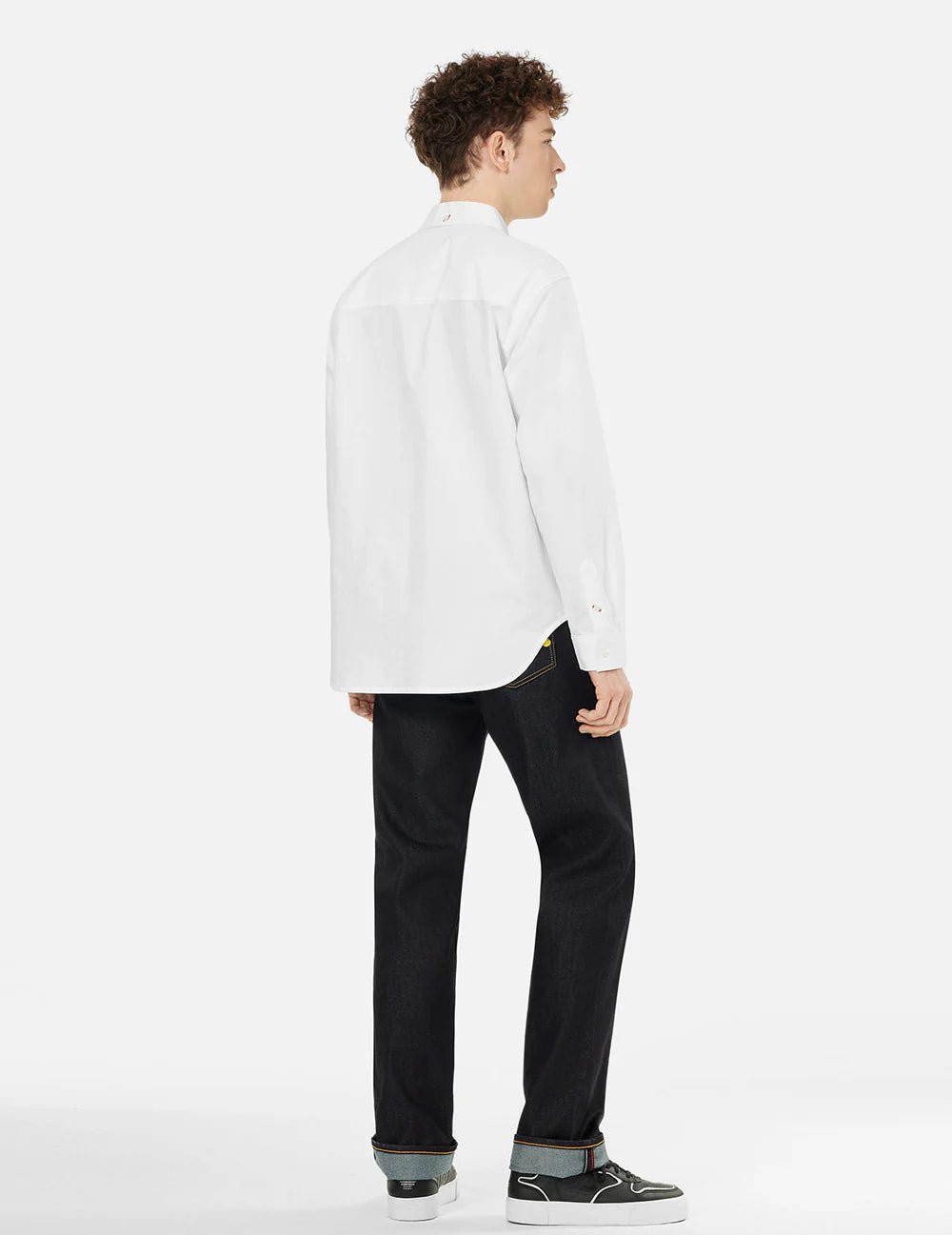 Camicia Oxford bianca con logo gabbiano - YES SHOPCamicieEVISU2ESHTM5SL1243-XXS1483748964771