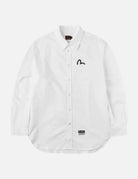 Camicia Oxford bianca con logo gabbiano - YES SHOPCamicieEVISU2ESHTM5SL1243-XXS1483748964771