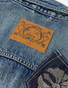 Giacca di jeans multitasche con inserti in broccato - YES SHOPGiubbottiEVISU2ESHTM6DJ1008-XXS5553748964771