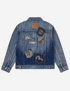 Giacca di jeans multitasche con inserti in broccato - YES SHOPGiubbottiEVISU2ESHTM6DJ1008-XXS5553748964771