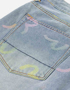 Bermuda in denim All - over Seagull Jacquard - YES SHOPBermudaEVISU2ESHTM6DS1055-W251933748964771