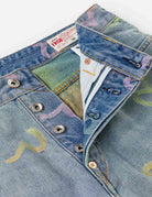 Bermuda in denim All - over Seagull Jacquard - YES SHOPBermudaEVISU2ESHTM6DS1055-W251933748964771