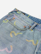 Bermuda in denim All - over Seagull Jacquard - YES SHOPBermudaEVISU2ESHTM6DS1055-W251933748964771