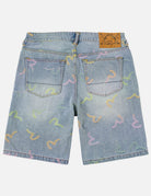 Bermuda in denim All - over Seagull Jacquard - YES SHOPBermudaEVISU2ESHTM6DS1055-W251933748964771