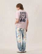 Jeans in denim chiaro e Daicock tinto a spruzzo - YES SHOPJeansEVISU2ESHTM6JE1052-W281963748964771