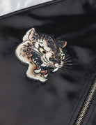 Giacca souvenir nera e bianca con ricamo leopard duo - YES SHOPGiubbottiEVISU2ESHTM6JK1016-XXS6973748964771