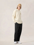 Pantaloni chino nero con motivo a pavone e pennellate - YES SHOPPantaloniEVISU2ESHTM6PT1145-W251273748964771