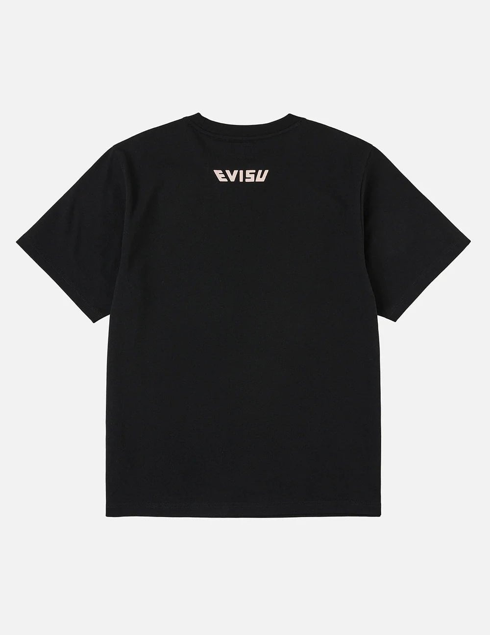 T-shirt nera con logo gabbiani spazzolata a mano - YES SHOPT-shirtEVISU2ESHTM6TS1072-XXS4104748964771