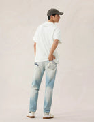 T-shirt bianca con logo gabbiani spazzolato a mano - YES SHOPT-shirtEVISU2ESHTM6TS1072-XXS9401031776771