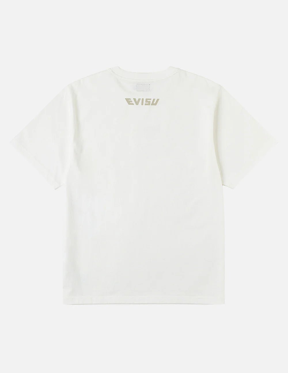 T-shirt bianca con logo gabbiani spazzolato a mano - YES SHOPT-shirtEVISU2ESHTM6TS1072-XXS9401031776771