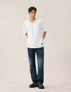 T-shirt bianca con ricamo logo gabbiano - YES SHOPT-shirtEVISU2ESHTM6TS1073-XXS9783748964771