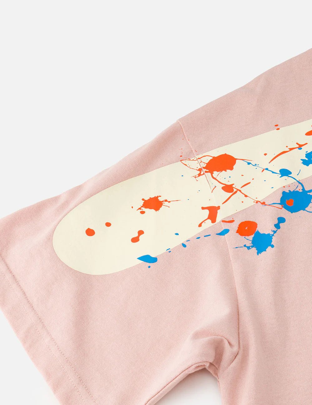 T-shirt rosa con stampa gabbiano e pavone a spruzzo - YES SHOPT-shirtEVISU2ESHTM6TS1081-XXS2504748964771