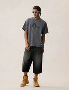T-shirt Grigio scuro con stampa gabbiano e borchie - YES SHOPT-shirtEVISU2ESHTM6TS1088-XXS6639245925771