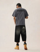 T-shirt Grigio scuro con stampa gabbiano e borchie - YES SHOPT-shirtEVISU2ESHTM6TS1088-XXS6639245925771