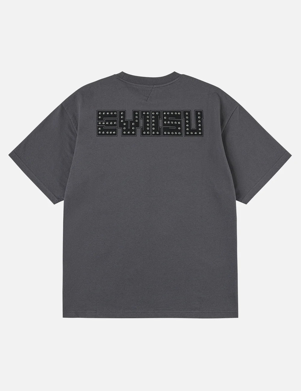 T-shirt Grigio scuro con stampa gabbiano e borchie - YES SHOPT-shirtEVISU2ESHTM6TS1088-XXS6639245925771