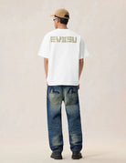 T-shirt bianca con stampa gabbiano e borchie - YES SHOPT-shirtEVISU2ESHTM6TS1088-XXS1555131776771