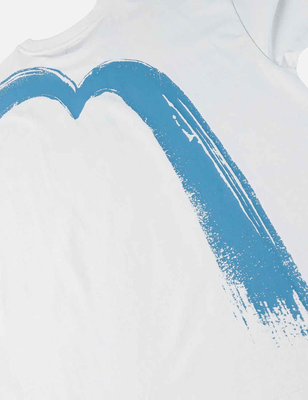 T-shirt ecru con stampa di pavone a mano azzurra - YES SHOPT-shirtEVISU2ESHTM6TS1090-XXS9193748964771