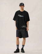 T-shirt nera graffiti integrale - YES SHOPT-shirtEVISU2ESHTM6TS1098-XXS9655131776771