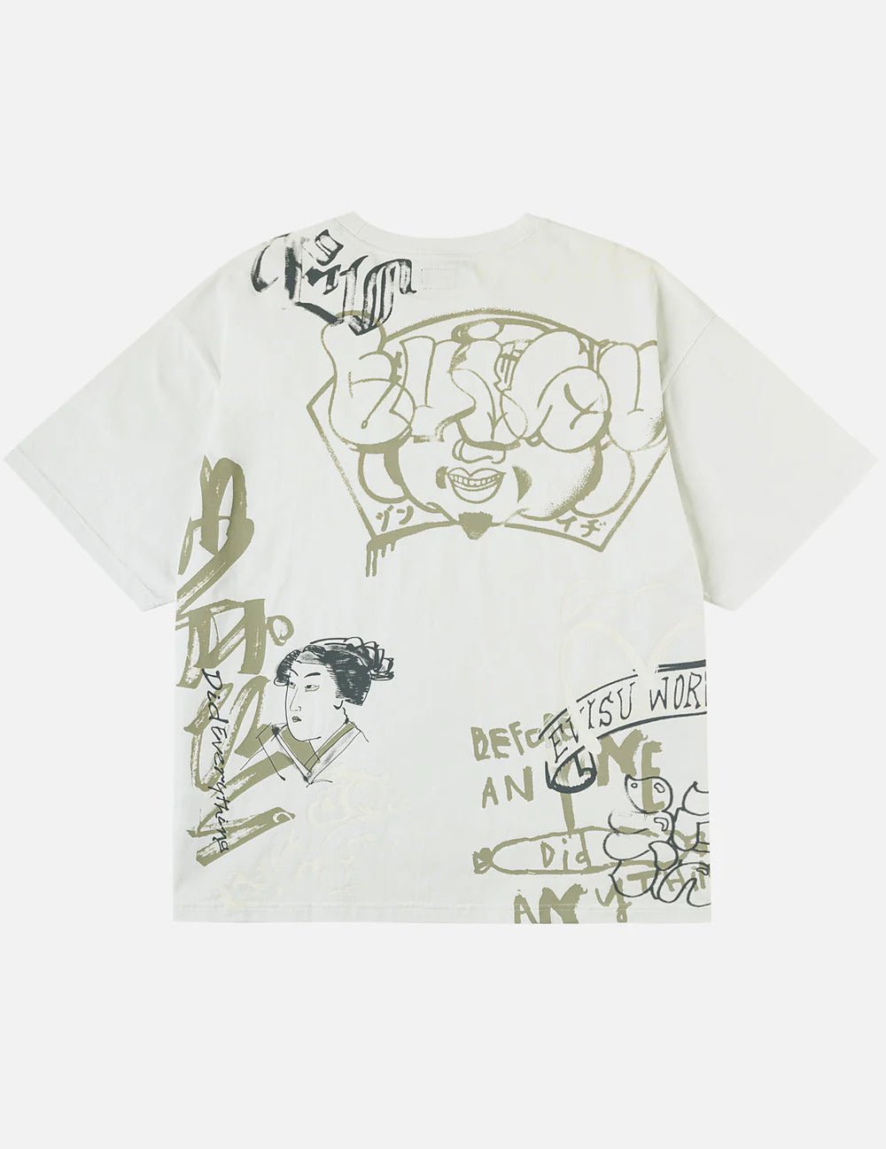 T-shirt ecru graffiti integrale - YES SHOPT-shirtEVISU2ESHTM6TS1098-XXS8855131776771