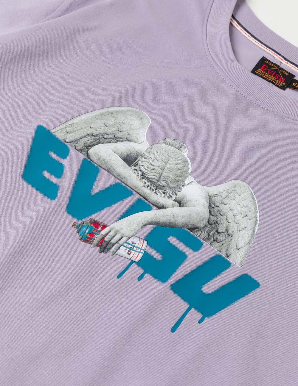 T-shirt viola con stampa angel & aerosol - YES SHOPT-shirtEVISU2ESHTM6TS1106-XXS5993748964771