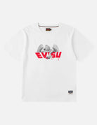 T-shirt bianca con stampa angel & aerosol - YES SHOPT-shirtEVISU2ESHTM6TS1106-XXS9709345925771