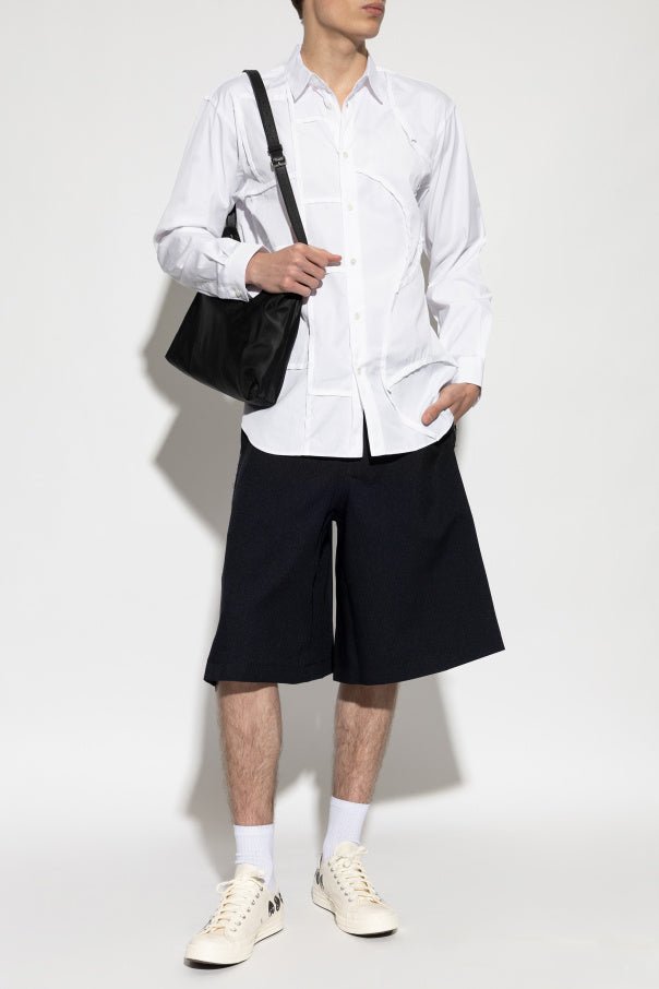 Camicia bianca con ricami a taglio vivo - YES SHOPCamicieCOMME DES GARÇONSFQ-B029-S26-2-XXS5638364068771