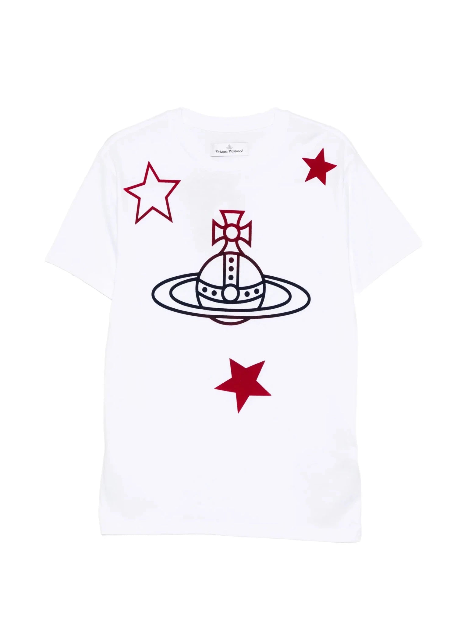 T-shirt Orb and Stars Classic bianca - YES SHOPT-shirtVIVIENNE WESTWOOD3G010056-J00B9-012-XXS