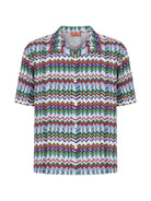 Camicia multicolor con collo bowling - YES SHOPCamicieMISSONIBS26SJ01 BW010I-XXS8999605742771