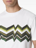 T-shirt bianca con stampa zig zag 3d - YES SHOPT-shirtMISSONIBS26SL00BJ00QP-XXS5611505742771