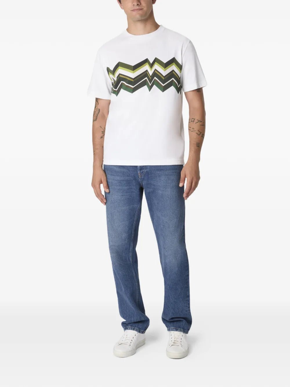 T-shirt bianca con stampa zig zag 3d - YES SHOPT-shirtMISSONIBS26SL00BJ00QP-XXS5611505742771