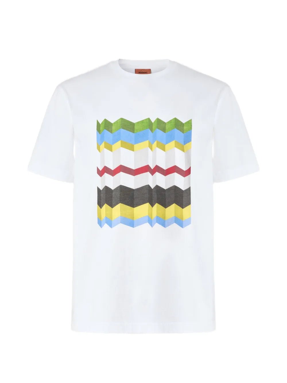 T-shirt bianca con stampa multicolor - YES SHOPT-shirtMISSONIBS26SL00BJ00Q9-XXS5411505742771