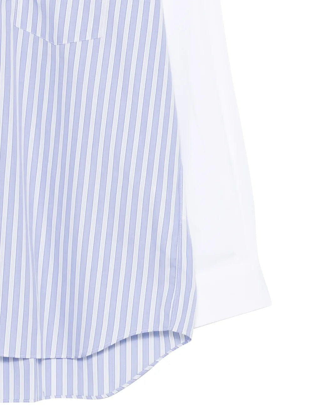 Camicia azzurra a righe con maniche bianche - YES SHOPCamicieCOMME DES GARÇONSFZ-B157-PER-2-XXS