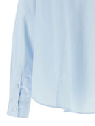 Camicia in cotone con orlo lungo sul retro MM6 cielo - YES SHOPCamicieMM6 MAISON MARGIELAS52DT0064M35480/501-IT 341664118162771