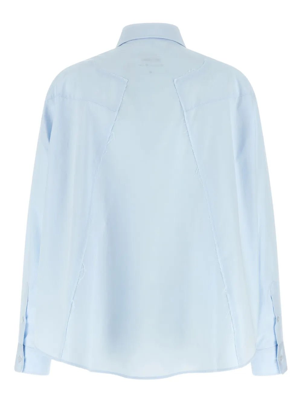 Camicia in cotone con orlo lungo sul retro MM6 cielo - YES SHOPCamicieMM6 MAISON MARGIELAS52DT0064M35480/501-IT 341664118162771