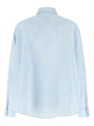 Camicia in cotone con orlo lungo sul retro MM6 cielo - YES SHOPCamicieMM6 MAISON MARGIELAS52DT0064M35480/501-IT 341664118162771