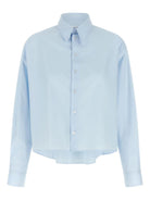 Camicia in cotone con orlo lungo sul retro MM6 cielo - YES SHOPCamicieMM6 MAISON MARGIELAS52DT0064M35480/501-IT 341664118162771