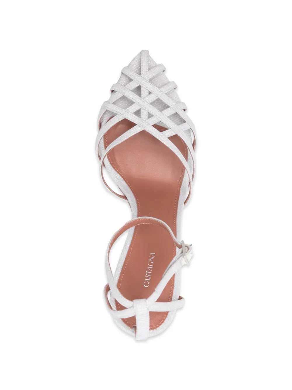Sandalo Miami a gabbia bianco glitter - YES SHOPScarpe elegantiCASTAGNAMIAMI-IT 361059185235771