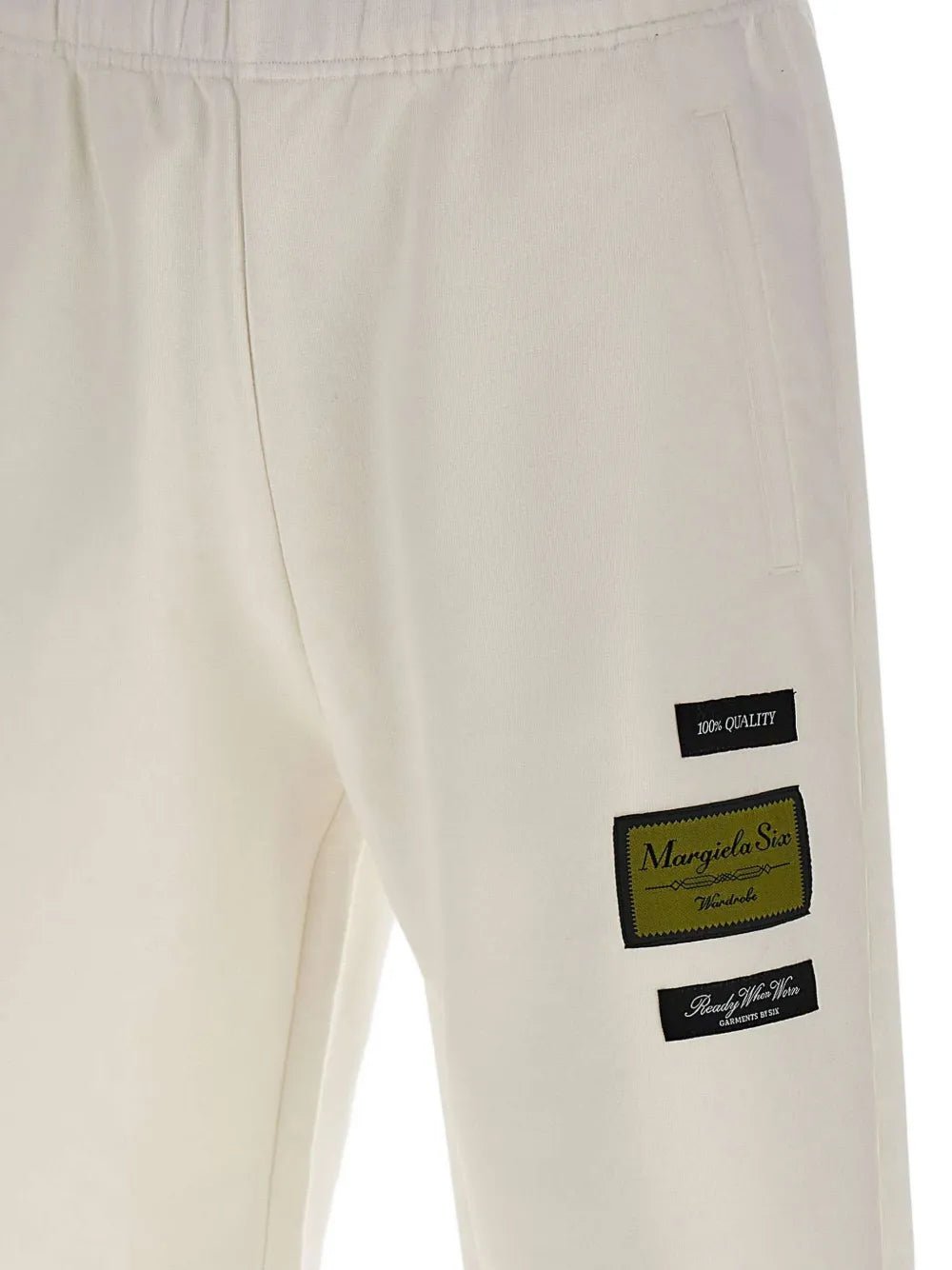 Bermuda bianco in felpa con patch - YES SHOPBermudaMM6 MAISON MARGIELASH0MU0027S25606-XXS5762305742771