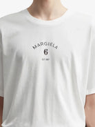T-shirt bianca con stampa Margiela6 - YES SHOPT-shirtMM6 MAISON MARGIELASH2GC0038M20048-XXS3942305742771