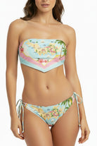 Top bikini fascia a rombo Rio azzurro con stampa hawaiana - YES SHOPCostumi da bagnoMC2 SAINT BARTHRIO0001/09097L-XXS
