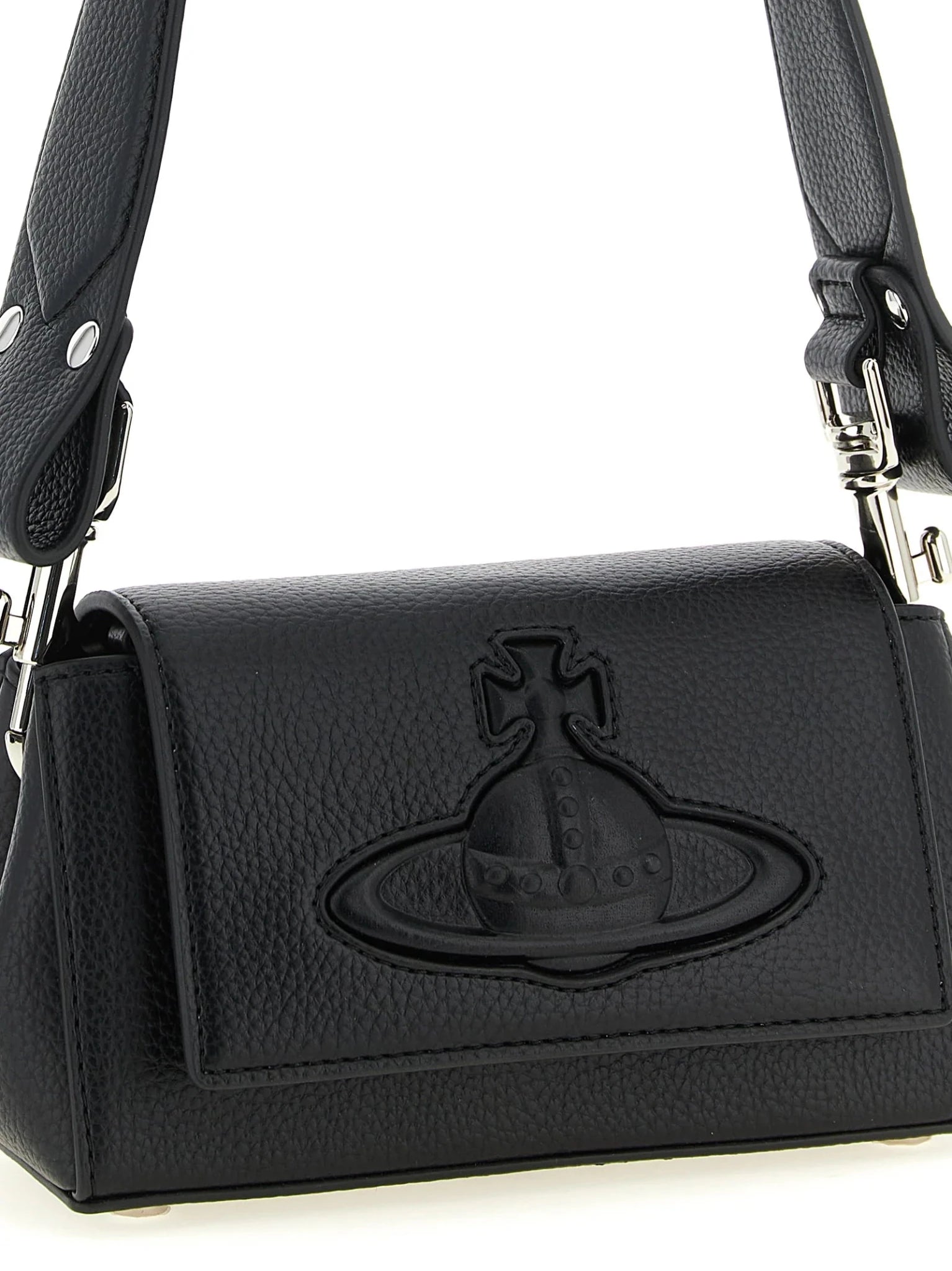 Borsa Mini Hazel Handbag in pelle nera - YES SHOPBorse a spallaVIVIENNE WESTWOOD4603000XW-S000D-Taglia unica5245549676771