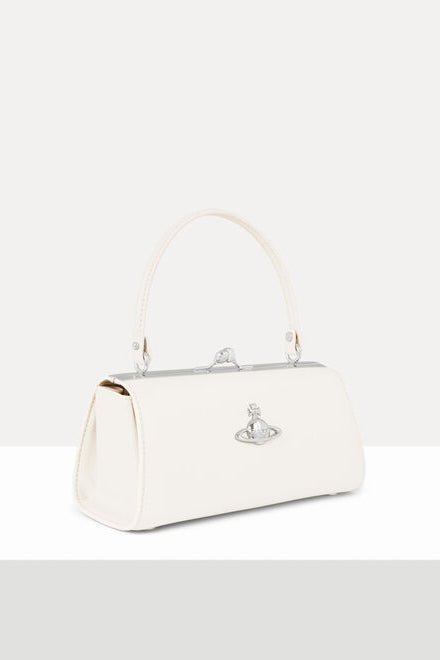 Borsa Doll XL Frame Purse in saffiano bianca - YES SHOPBorse a tracollaVIVIENNE WESTWOOD4B01000QW-S0021-Taglia unica5422503950871