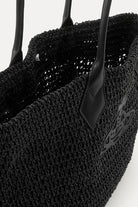 Borsa Alana Small Tote in raffia nera - YES SHOPBorse a spallaVIVIENNE WESTWOOD4D03000DU-D01GT-Taglia unica