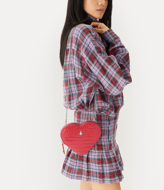 Borsa Heart Crossbody in cocco corallo - YES SHOPBorse crossbodyVIVIENNE WESTWOOD58010001W-L0098-Taglia unica3998349676771