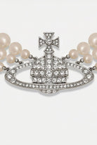 Collana tre fili di perle Bas Relief argento - YES SHOPGioielliVIVIENNE WESTWOOD63030007-02P127-CN-Taglia unica