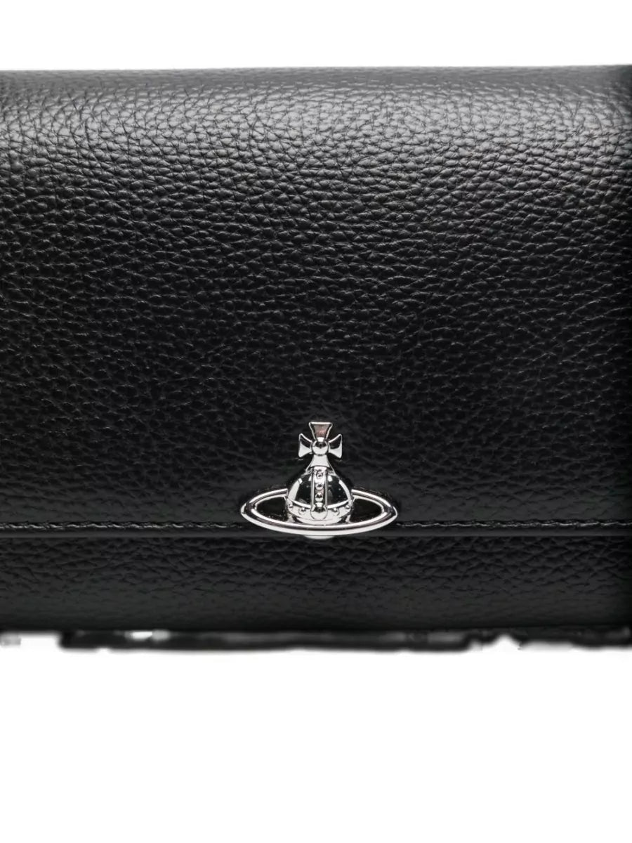 Borsa Chain Crossbody Purse in pelle nera e argento - YES SHOPBorse crossbodyVIVIENNE WESTWOOD5C01000XW-S000D/N403-Taglia unica3898349676771